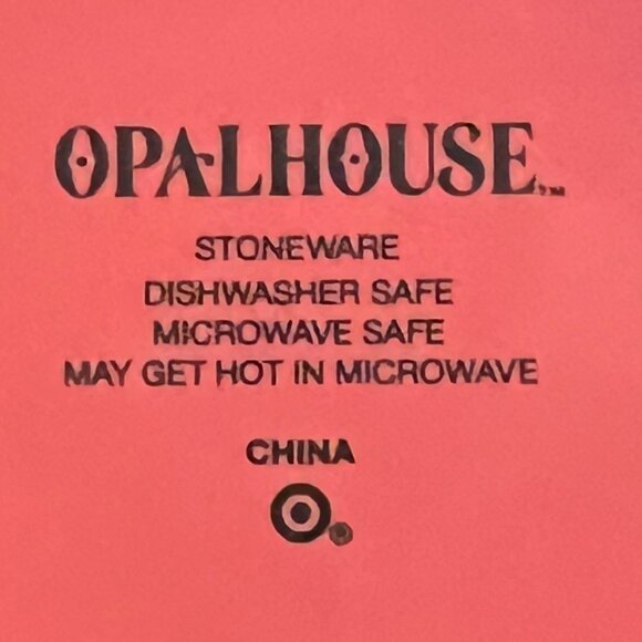 OPALHOUSE Monogram Initial Pink & Metallic Gold Letter "M” Mug ~ Ribbed Interior - Picture 7 of 7